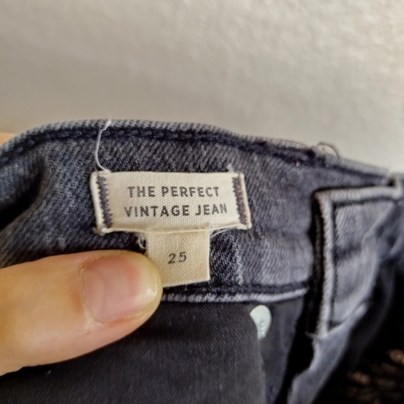 Madewell The Perfect Vintage Jean in Luna wash sz 25 - Picture 8 of 9